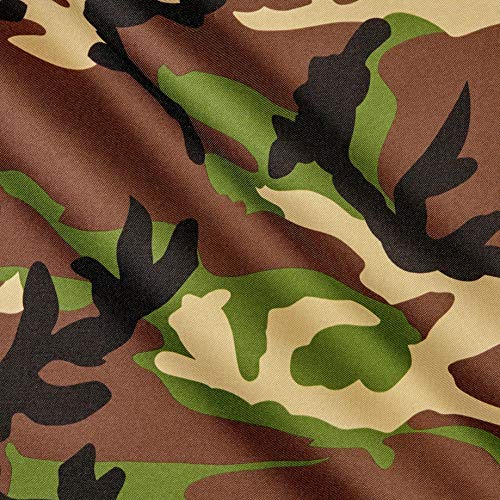 Ottertex Waterproof Canvas Camo Fabric by The Yard