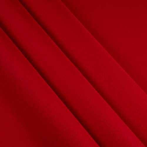 Ottertex Waterproof Canvas Red Fabric by The Yard