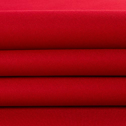 Ottertex Waterproof Canvas Red Fabric by The Yard