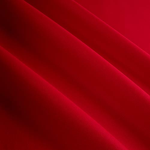 Ottertex Waterproof Canvas Red Fabric by The Yard