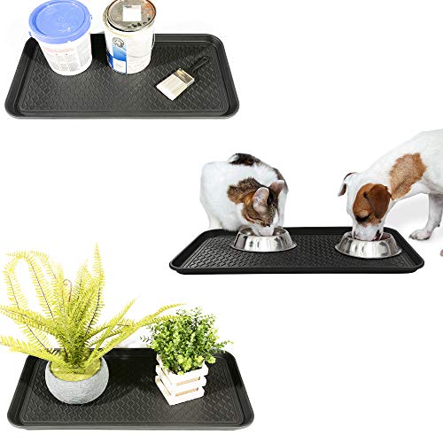 Ottomanson TRY400-30X15 Try Trays, 30 X 15, Black