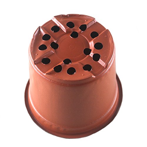 Oubest Plastic Plant Nursery Pots 4 50 pcs Reusable for Seed Star...