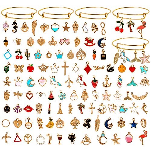 315 Pcs Charms for Jewelry Making, Ouddy Charms for Bracelets Neck...