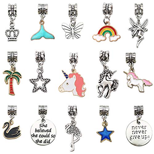 Bracelet Making Kit for Girls, Ouddy Charms Jewelry Making Supplie...
