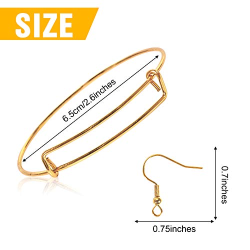 Ouddy Charms for Jewelry Making, 146 Pcs Jewelry Making Charms Ear...