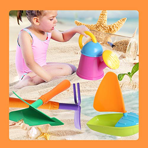 OUFOTAT Beach Toy Set for Kids - Including Random Color Watering C...