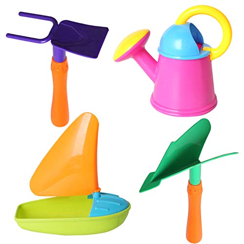 OUFOTAT Beach Toy Set for Kids - Including Random Color Watering C...