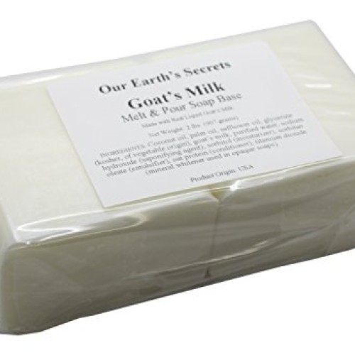 Our Earths Secrets Goats Milk - 2 Lbs Melt and Pour Soap Base