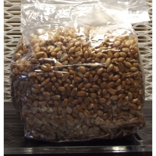 2 One Pound Bags of Sterilized Rye Berry Mushroom Spawn.