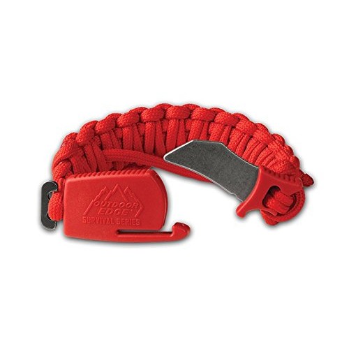 Outdoor Edge ParaClaw - Tactical EDC Paracord Knife Bracelet Train...