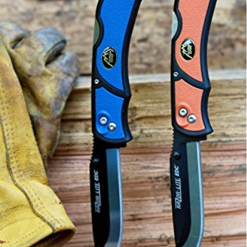 Outdoor Edge Razor-Lite EDC Folding Knives 3.5 - Inch, Orange