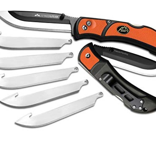Outdoor Edge Razor-Lite EDC Folding Knives 3.5 - Inch, Orange