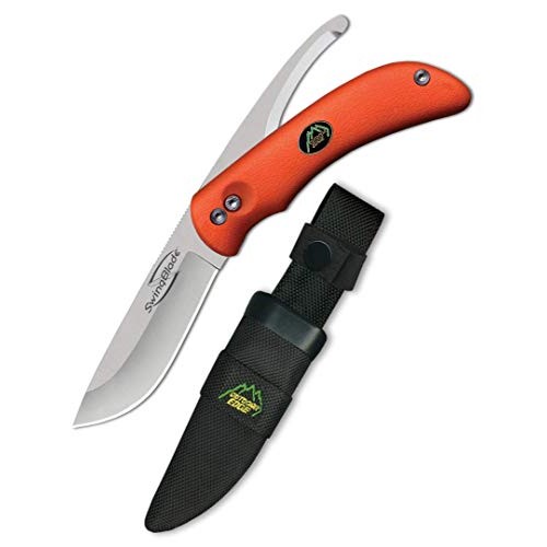 Outdoor Edge Swingblaze Double Blade Hunting Knife with Rotating S...