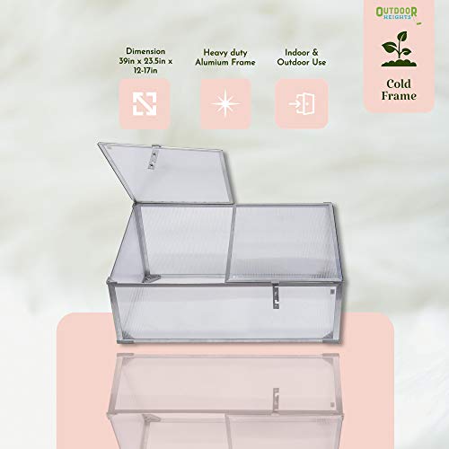 Portable Cold Frame Herbal & Plant Garden Protector, Premium Cold ...
