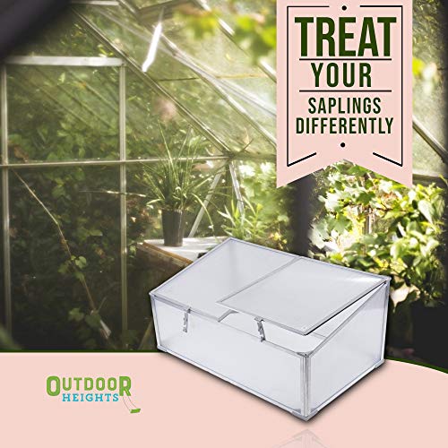 Portable Cold Frame Herbal & Plant Garden Protector, Premium Cold ...
