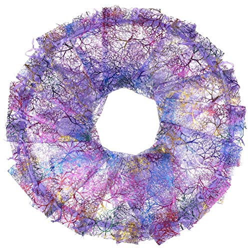 Outdoorfly 50PCS Organza Jewelry Gift Bag 4x6 Inches Purple Corall...