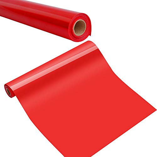 Outee 1 Roll Heat Transfer Vinyl 12 Inch by 10 Ft Iron On HTV for ...
