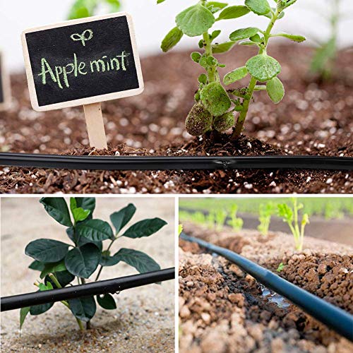 OUTFANDIA 3/8 Irrigation Tubing 50ft, Heavy Duty Blank Distributi...