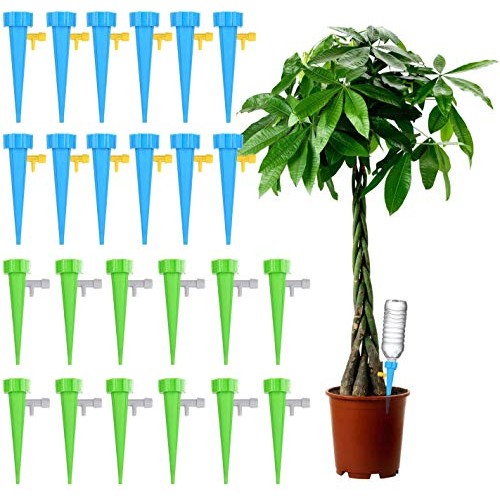 Plant Self Watering Spikes Vacation Automatic Plant Waterer Drip I...