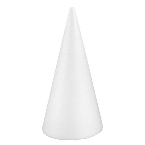 Outgeek Foam Cone Multi-Purpose Styrofoam Cone Cake Foam Cone Chri...