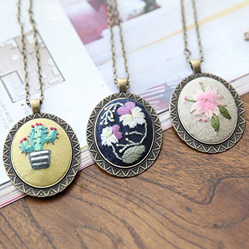Outgeek Needlework Fabric DIY Creative Cotton Linen Cross Stitch C...