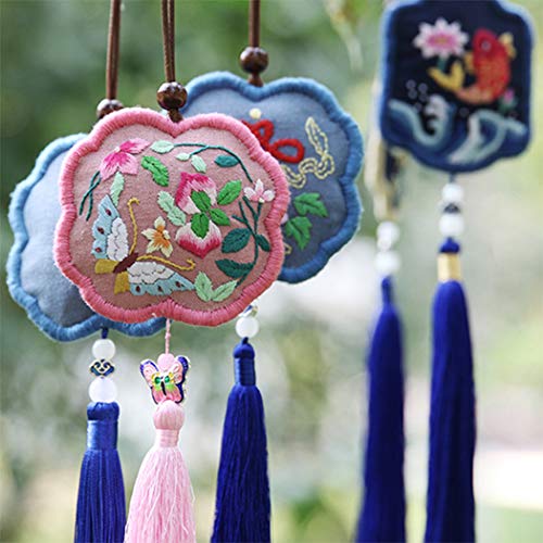 Outgeek Needlework Fabric DIY Creative Cotton Linen Cross Stitch C...