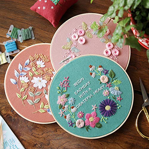 Outgeek Needlework Fabric DIY Creative Cotton Linen Cross Stitch C...