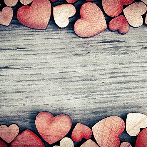 Outus 160 Pieces Christmas Blank Wood Heart Embellishments Wood He...