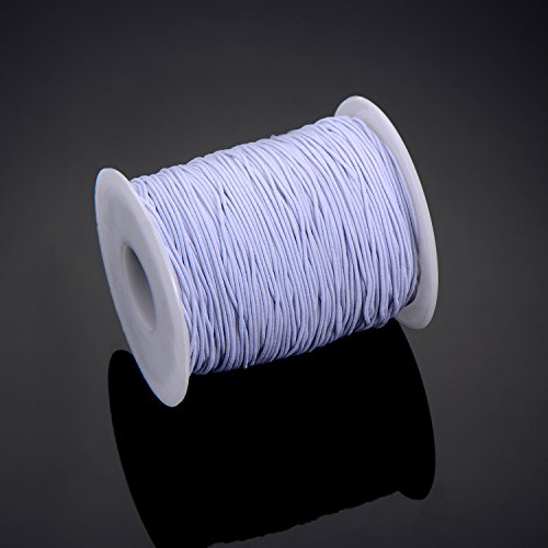 Outus 2 Roll 0.8 mm Elastic Cord Thread Beading Threads Stretch St...