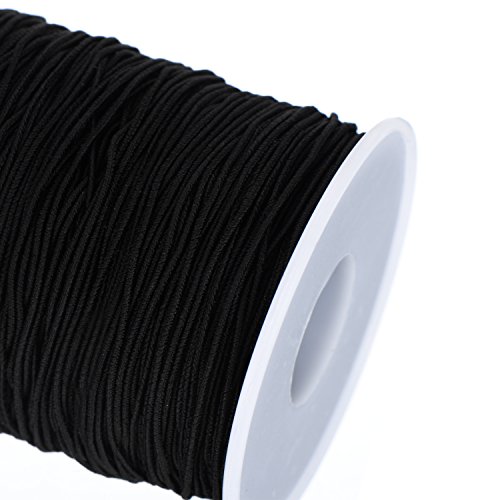 Outus 2 Roll 0.8 mm Elastic Cord Thread Beading Threads Stretch St...