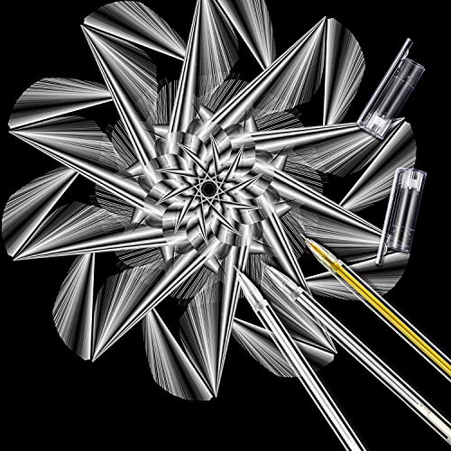 18 Pieces White Gold Silver Gel Ink Pens Highlight Drawing Art Des...
