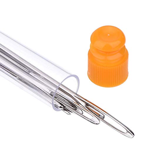 Outus Large-Eye Needles Steel Yarn Knitting Needles Sewing Needles...
