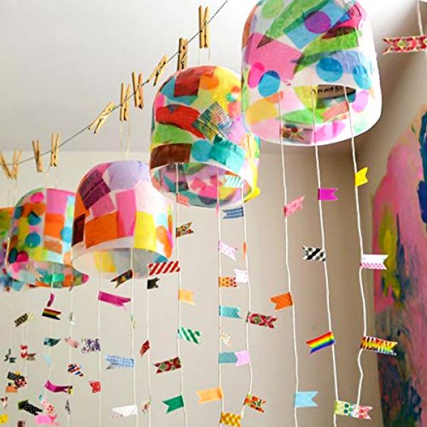 Outuxed 4800pcs 1inch Tissue Paper Squares, 30 Assorted Colors for...