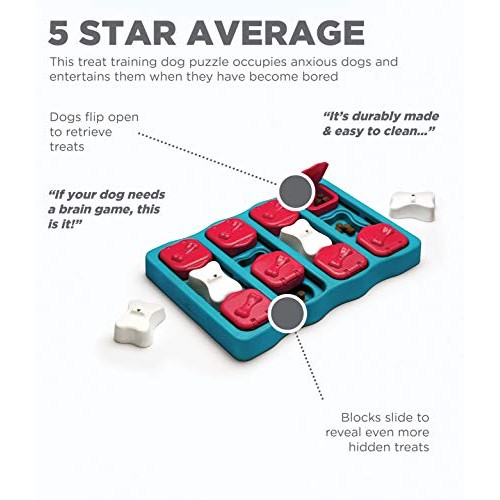 Outward Hound Nina Ottosson Dog Brick Interactive Treat Puzzle Dog...