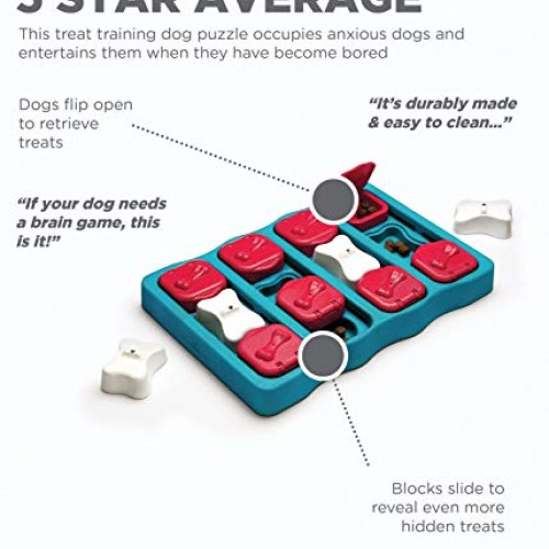 Outward Hound Nina Ottosson Dog Brick Interactive Treat Puzzle Dog...