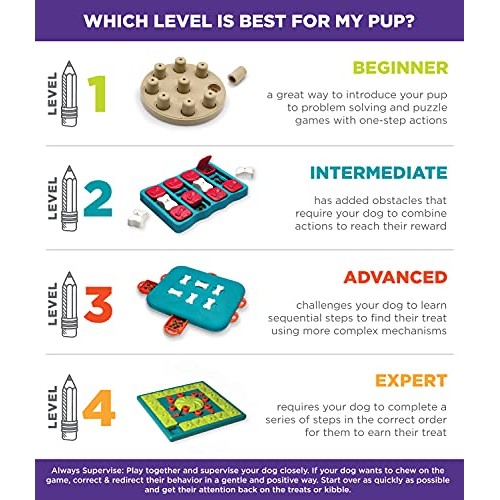 Outward Hound Nina Ottosson Dog Brick Interactive Treat Puzzle Dog...