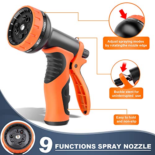 OUTZEST 50ft Expandable Garden Hose, Leakproof Lightweight Water H...