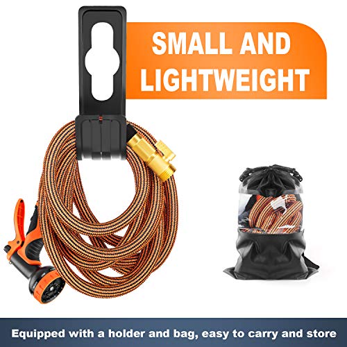 OUTZEST 50ft Expandable Garden Hose, Leakproof Lightweight Water H...