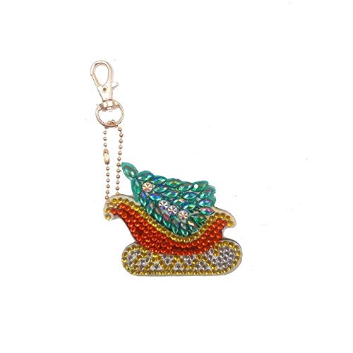 DIY Key Chains Diamond Painting by Numbers Kits，Rhinestone Mosaic...