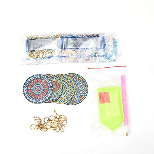 Shaped Key Chain DIY Decoration Resin Drill Diamond Painting Keyri...