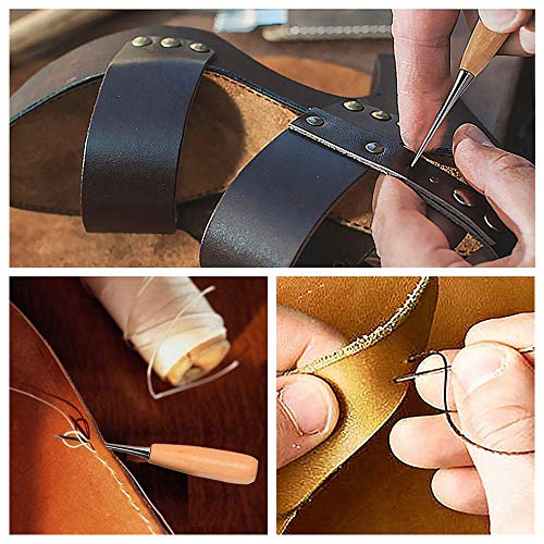 Upholstery Repair Kit 29-Pack, Leather Craft Tool Kit Leather Hand...