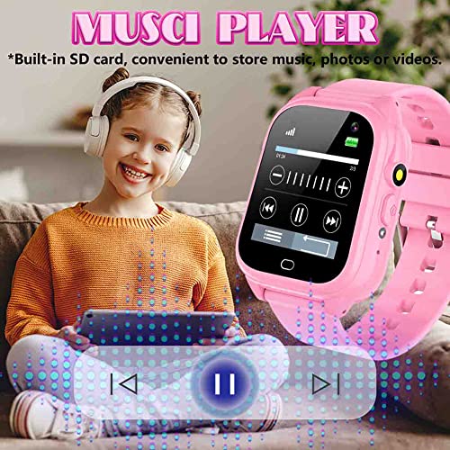 Waterproof Kids Smart Watch with 26 Game 1.44 Touchscreen HD Cam...