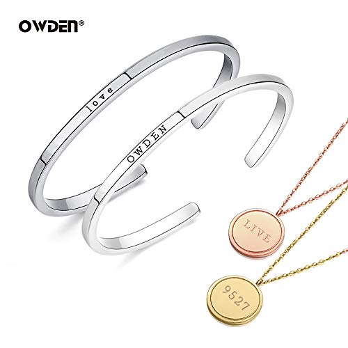 OWDEN Jewelry Metal Stamps Set for Jewelry Making,Size:1/8,3mm ...