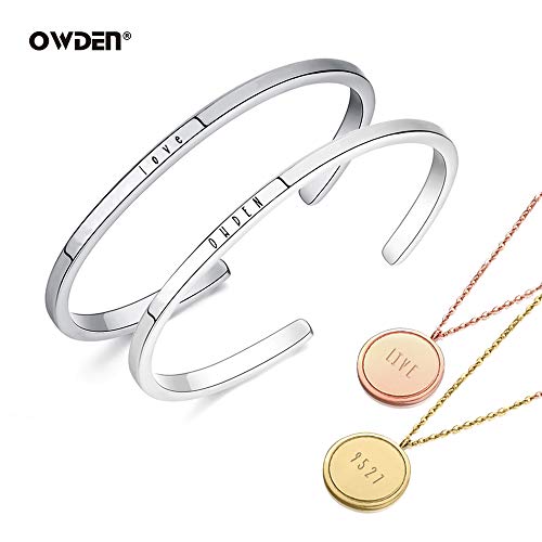 OWDEN Metal Stamps for Jewelry Making, Art Font Uppercase Letter P...