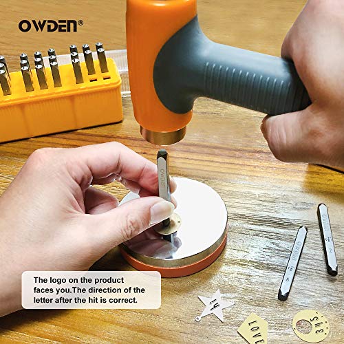 OWDEN Metal Stamps for Jewelry Making, Art Font Uppercase Letter P...