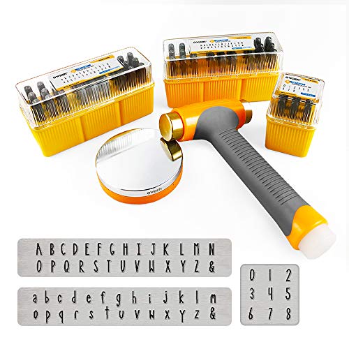 OWDEN Metal Stamps for Jewelry Making, Art Font Uppercase Letter P...