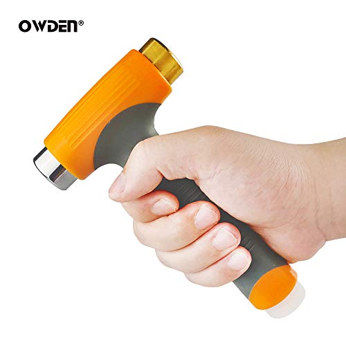 OWDEN 3 in 1 Metal Stamping Hammer, Steel Head,Brass He...