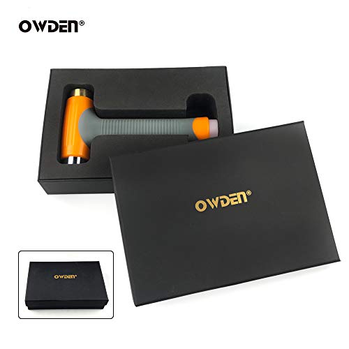 OWDEN 3 in 1 Metal Stamping Hammer, Steel Head,Brass He...