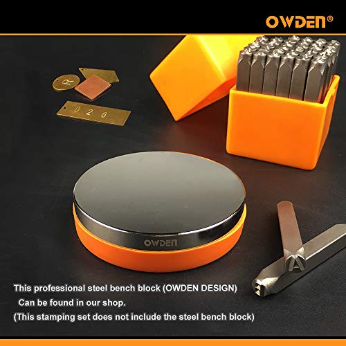 OWDEN Professional 36Pcs. Steel Metal Stamping Tool Set,1/8 3mm...