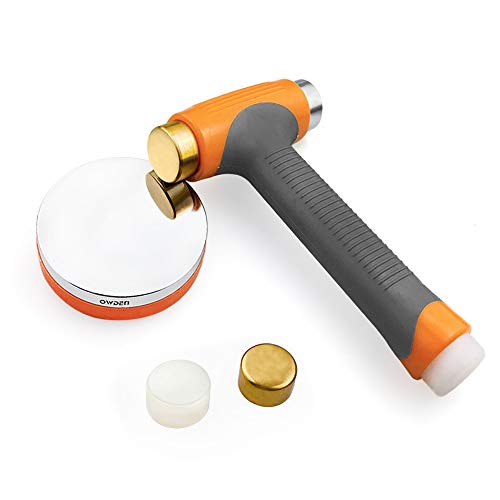 OWDEN Professional Jewelry Metal Stamps Hammer with 2 Replace Hamm...
